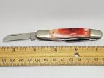 Vintage Frost Japan red bone Range Rider three blade pocket knife