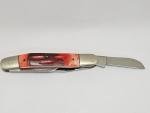 Vintage Frost Japan red bone Range Rider three blade pocket knife