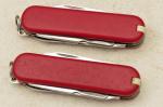 Vintage Victorinox 58mm Swiss Army Knives Lot of Two - MINI CHAMP I Pattern