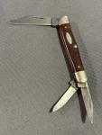 Vintage CASE XX 3 Blade Whittler Knife 6308 Red Bone Manufacture 1940-1964