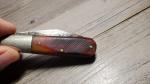 Vintage CASE XX 62009 1/2 Barlow Pocket Knife 1940-64 Red Bone Scales
