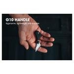 Mycro 1.5 In. Wharncliffe Knife with G10 Handle and Sheath