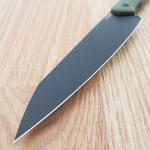 CJRB Silax Fixed Knife 5.13" AR-RPM9 Steel Full Tang Blade OD Green G10 Handle