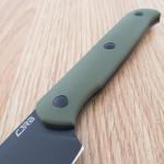 CJRB Silax Fixed Knife 5.13" AR-RPM9 Steel Full Tang Blade OD Green G10 Handle