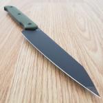 CJRB Silax Fixed Knife 5.13" AR-RPM9 Steel Full Tang Blade OD Green G10 Handle
