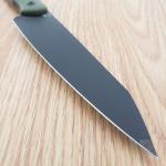 CJRB Silax Fixed Knife 5.13" AR-RPM9 Steel Full Tang Blade OD Green G10 Handle