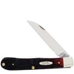 Case XX WR Pocket Knife Trapper Crimson Bone Item #39908 (6154W SS) Length Close: 4 1/8 inches