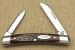 Vintage CASE XX USA 6 Dot 1974 6269 Congress Pen Knife Chestnut Brown Bone MINT