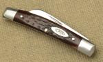 Vintage CASE XX USA 6 Dot 1974 6269 Congress Pen Knife Chestnut Brown Bone MINT