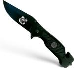 Versatile Tactical Knife with 3D Coast Guard Logo Stainless Steel Blade for Men