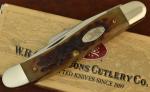 VINTAGE CASE XX USA 1 DOT 1989 JIGGED BROWN BONE STOCKMAN KNIFE 6318 SS (29620)