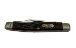 Vintage Case XX 223 1/2 SS Barlow Pocket Knife 2 Blade Jigged Delrin USA EUC