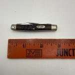 Vintage Case XX 223 1/2 SS Barlow Pocket Knife 2 Blade Jigged Delrin USA EUC