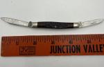 Vintage Case XX 223 1/2 SS Barlow Pocket Knife 2 Blade Jigged Delrin USA EUC