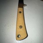 Vintage Al Mar Fishing Knife 5003 Seki Japan Ivory Micarta