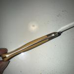 Vintage Al Mar Fishing Knife 5003 Seki Japan Ivory Micarta