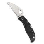 Spyderco RockJumper Lightweight Knife with 3.08" VG-10 Steel Wharncliffe Blade and Black FRN Handle - SpyderEdge - C254SBK