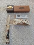 Vintage Case XX Stag Cheetah Knife with Box Stunning! New!!!