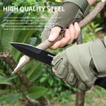 Ergonomic Grip Tactical Knife 9.6 Inch Fixed Blade for Hiking and Adventure