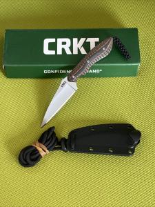 CRKT S.P.E.W., Wharncliffe Point, Plain 3" Fixed Blade, Sheath, G-10 - 2388