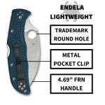 Spyderco C243FPWK390 Endela Lightweight Wharncliffe K390