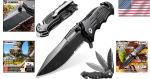 High-Performance Tactical Folding Knife – 3.4'' Blade, Lightweight & Portable
