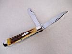Vintage 1970 CASE XX USA 5254 TRAPPER KNIFE STAG 10 Dot Pocket Knives