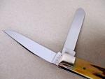 Vintage 1970 CASE XX USA 5254 TRAPPER KNIFE STAG 10 Dot Pocket Knives