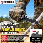 High-Performance Tactical Folding Knife – 3.4'' Blade, Lightweight & Portable