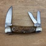 Vintage Case XX Classic Antique Green 19USA92 6355 Whittler Pattern Pocket Knife