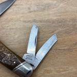 Vintage Case XX Classic Antique Green 19USA92 6355 Whittler Pattern Pocket Knife