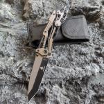 All Steel Handle Hunting Tactical Survival Multifunction Knife EDC Tool Knives 