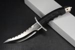 RARE++ Al Mar Knives Vintage Seki Japan Warrior Fixie Satin Blade /Rubber Handle