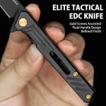 Lightweight 2.98'' Tactical Knife with Pocket Clip - Ideal for Everyday Carry