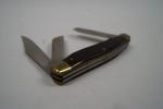 Craftsman 95204 3-Blade Pocket Knife 3.9" in 3" Blade Brown Brass Nice USA E233