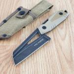 Tac Force Fixed Knife 4" Stainless Steel Wharncliffe Full Blade Nylon Handle