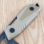 Tac Force Fixed Knife 4" Stainless Steel Wharncliffe Full Blade Nylon Handle
