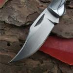Small Portable 4.72" Wild Handmade Hunting Tactical Self Defense Folding Knife