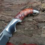 Small Portable 4.72" Wild Handmade Hunting Tactical Self Defense Folding Knife