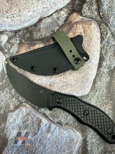 Bastinelli BAS233 Chopper Fixed Knife M390 Blade G10 Handle Tactical EDC Tool