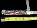 CASE XX VINTAGE FLAG COLOR WASH BONE COPPERHEAD VAULT KNIFE 36031 NIB 6249WSS