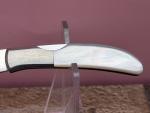 Vintage Al Mar Seki Japan Gentlemen’s Pocket Knife,Pearl Handle Osprey-beautiful