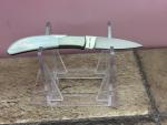 Vintage Al Mar Seki Japan Gentlemen’s Pocket Knife,Pearl Handle Osprey-beautiful