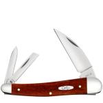 Case XX Pocket Knife SEAHORSE WHITTLER CHESTNUT SMOOTH BONE Item #28913-6355WH SS - Length Closed: 4Inches