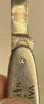 Vintage Souvenire Folding Pocket Knife Valhalla Cafe Main St New Haven Conn 2"