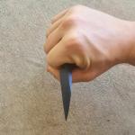 Revenant Corps IMP Fixed Knife 2.25" Black G10 Construction/Wrapped Handle 002