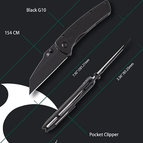 KANSEPT Main Street Wharncliffe Folding Pocket Knife