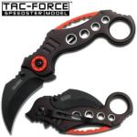 Tactical Pocket Knife Black Blade 3.5 Inch Blade Lightweight for Everyday Carry