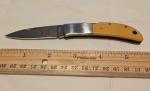 Vintage Al Mar Seki, Japan, Pocket Knife with Micarta Handle