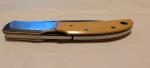 Vintage Al Mar Seki, Japan, Pocket Knife with Micarta Handle